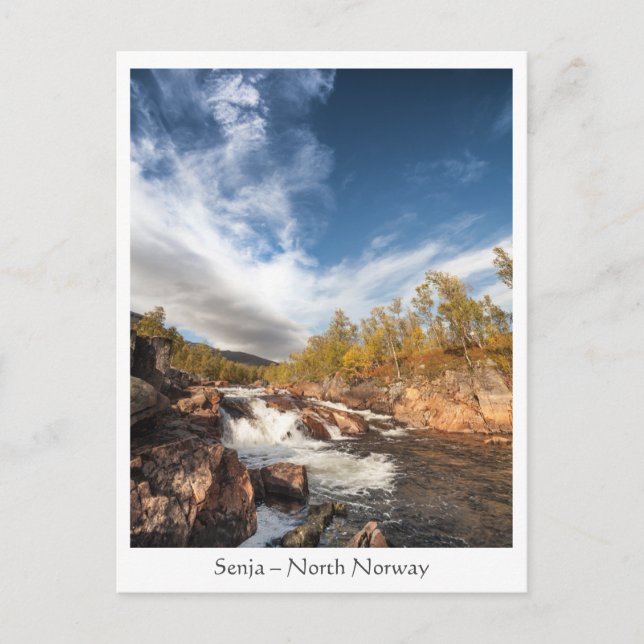 Carte Postale Senja Norvège (Devant)