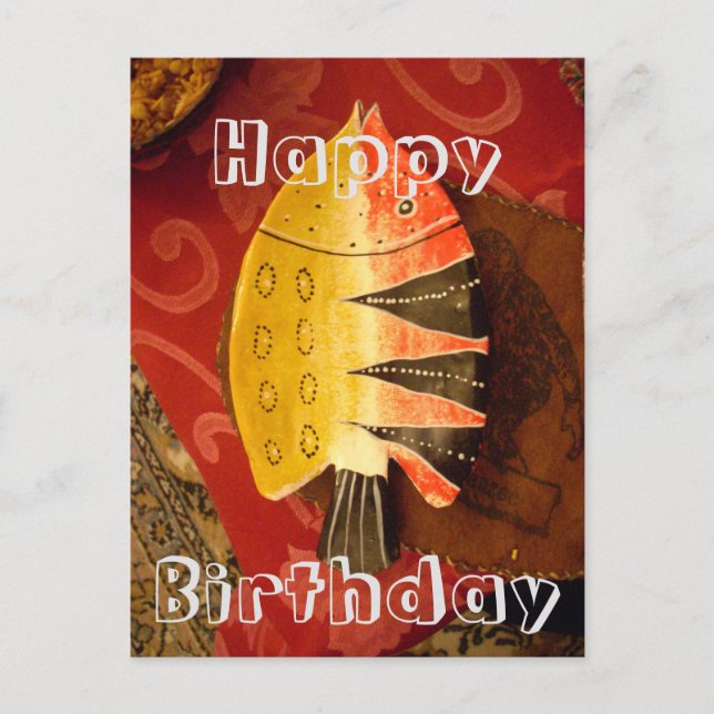 Carte Postale Sensation striée Tigre Barbe Poisson Imprimer (Devant)