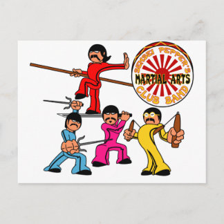Carte Postale Sensei Peppers Martial Arts Club Band