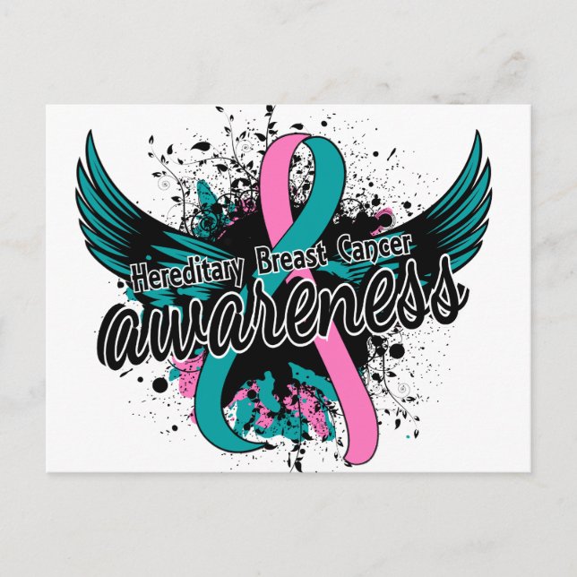 Carte Postale Sensibilisation au cancer du sein héréditaire 16 (Devant)