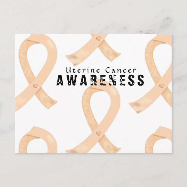 Carte Postale Sensibilisation au cancer utérin (Devant)