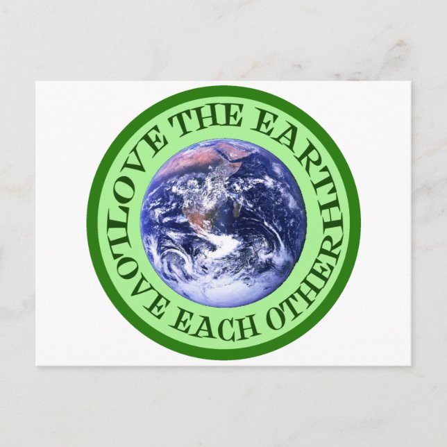 Carte Postale Sensibilisation de l'environnement (Devant)