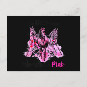 Carte Postale Sensibilisation Des Femmes En Octobre Nous Portons
