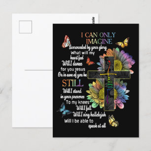 Carte Postale Sensibilisation sur l'autisme Je Ne Peux Imaginer 