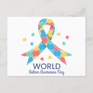 Carte Postale Sensibilisation sur l'autisme mondiale