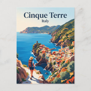 Carte Postale Sentier côtier des Cinque Terre Italie