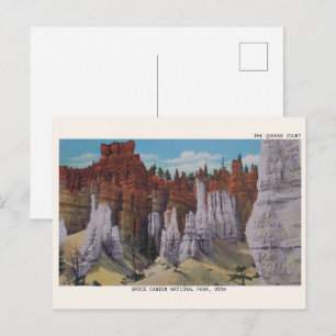 Carte Postale Sentier de Queen's Garden - Cadeaux de Bryce Canyo