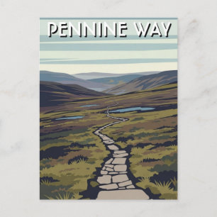 Carte Postale Sentier des Pennines Voyage en Angleterre