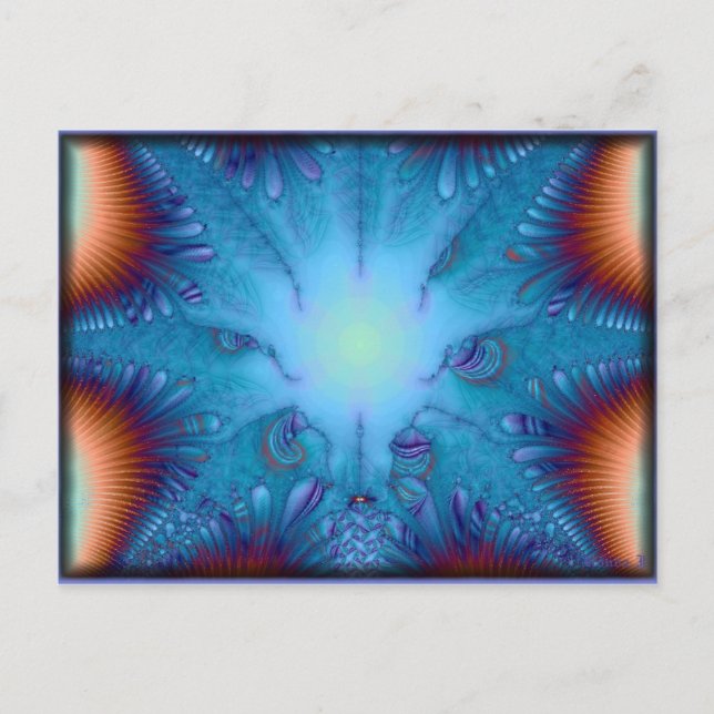 Carte Postale Sentiment bleu (Devant)