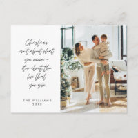 Sentimental, Joyeux Noël, Photo de famille