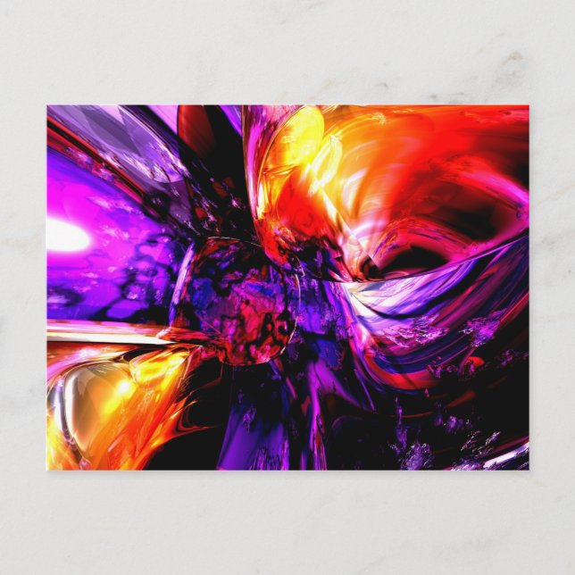 Carte Postale Sentiments mitigés Abstraits (Devant)