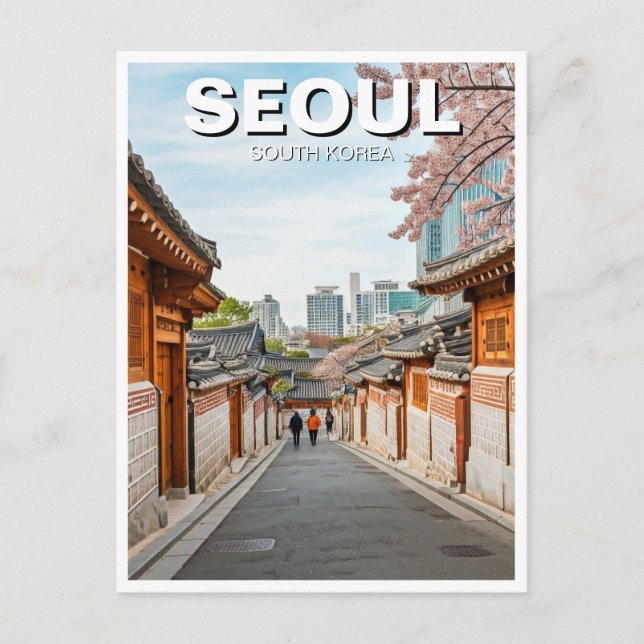 Carte Postale Séoul Bukchon Corée du Sud (Devant)