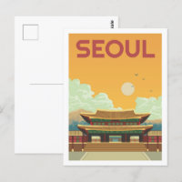 Séoul Corée du Nord Célèbre Illustration des lieux