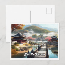 Séoul Corée du Sud Art Illustration de voyage vint