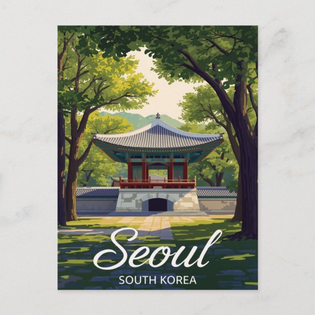 Carte Postale Seoul Hyangwonjeong (Devant)