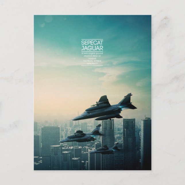 Carte postale SEPECAT Jaguar (Devant)