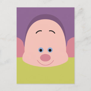 Carte Postale Sept nains - Dopey personnage corps