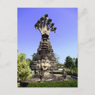 Carte Postale Sept ont dirigé le Naga, Thaïlande