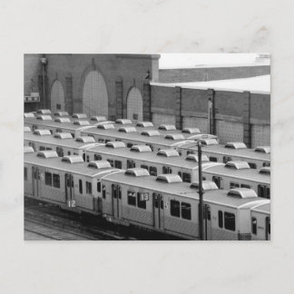 Carte Postale Septa Transit M-3 Market Frankford Blue Line Cars