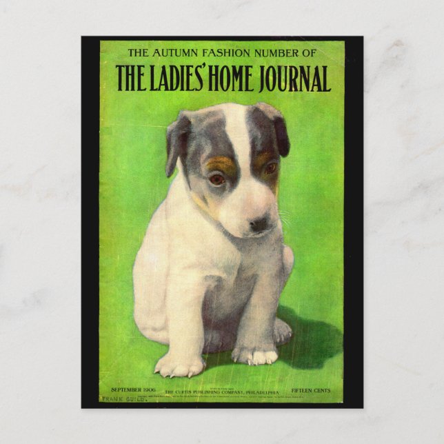 Carte Postale Septembre 1906 Ladies Home Journal couverture chio (Devant)