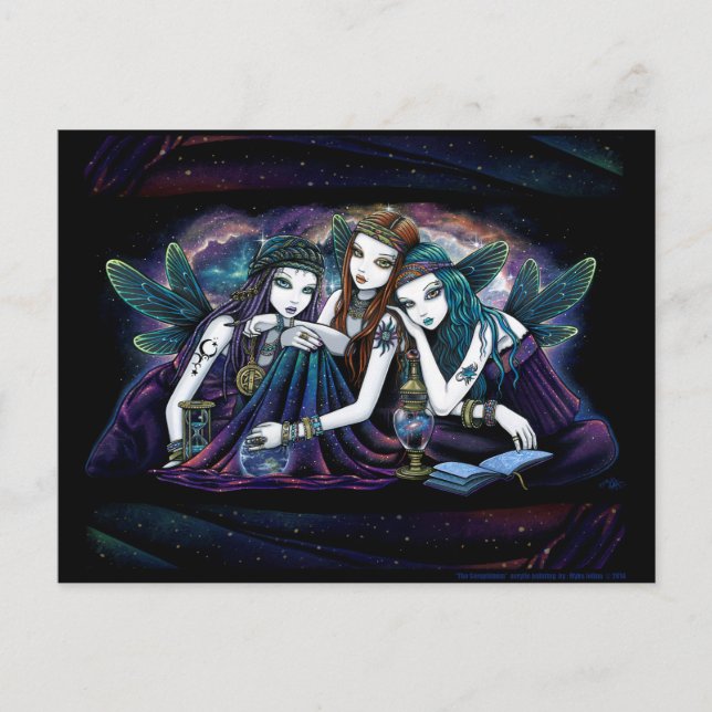 Carte postale Seraphina Céleste Fairy Sisters (Devant)