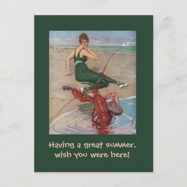 Carte Postale Serenade de homard (Devant)