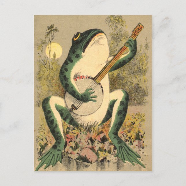 Carte postale Serenade Frog (Devant)