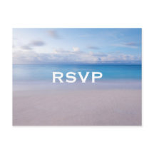 Carte postale Serene Beach RSVP