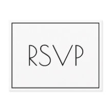 Carte postale Serene RSVP