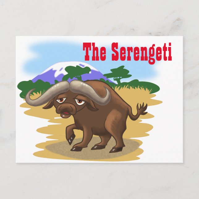 Carte Postale Serengeti (Devant)