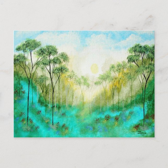 Carte Postale Serenity De La Peinture Originale (Devant)