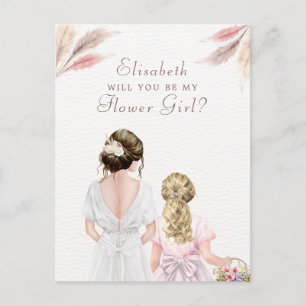 Carte Postale Serez-Vous Ma Proposition De Fête De Fête De Fille