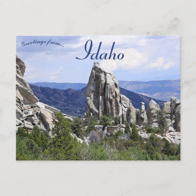 Carte Postale Série de gloire du matin Idaho (Devant)