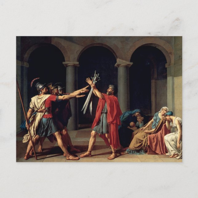 Carte Postale Serment de la Horatii (Devant)