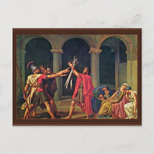 Carte Postale Serment Du Horatii De David Jacques-Louis (Meilleu (Devant)