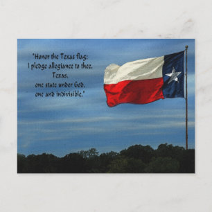 Carte Postale Serment du Texas