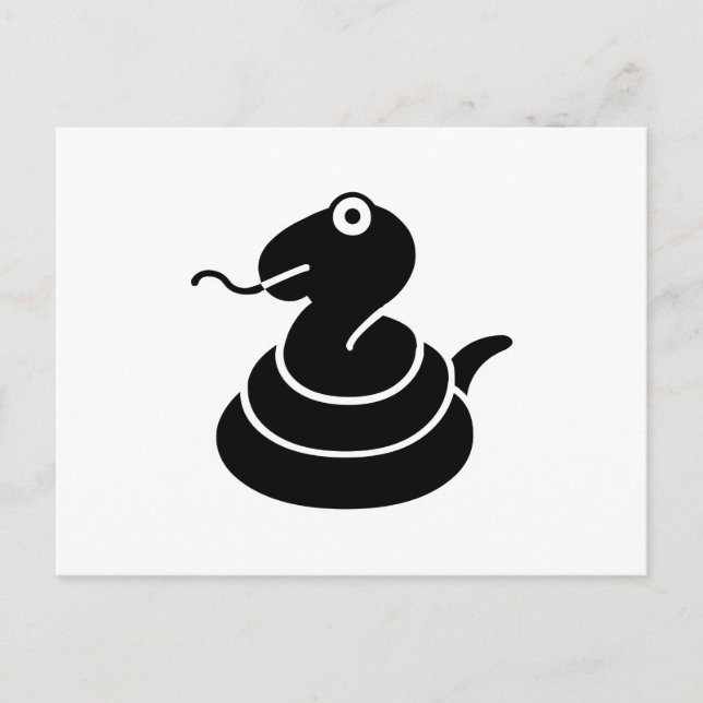 Carte Postale Serpent (Devant)