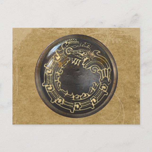 Carte Postale Serpent aztèque (Devant)