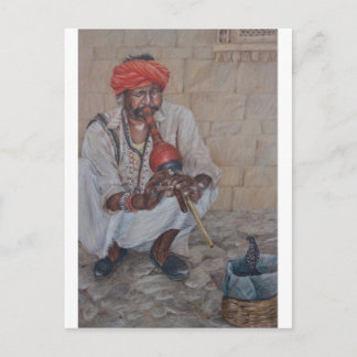 Carte Postale Serpent Charmer, Jaipuir