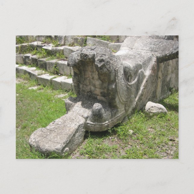 Carte Postale Serpent maya (Devant)