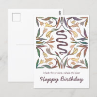 Serpent Vignes Inspirant Magique Joyeux Anniversai