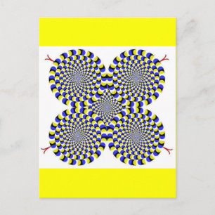 Carte Postale Serpents rotatifs