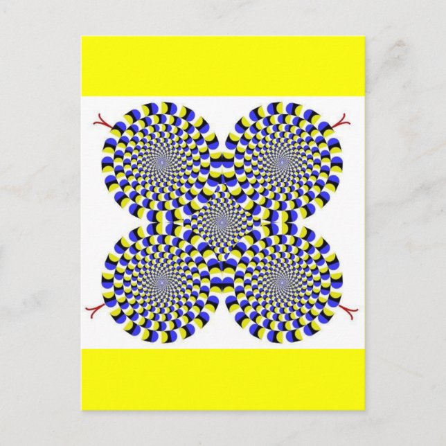 Carte Postale Serpents rotatifs (Devant)