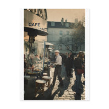 serveur français de café