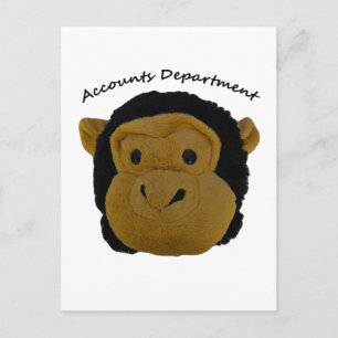 Carte Postale Service de comptabilité M. Trouble Funky et Drôle