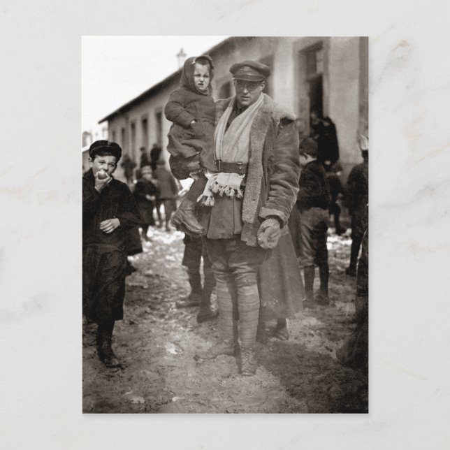 Carte Postale Service de terrain américain de la Première Guerre (Devant)