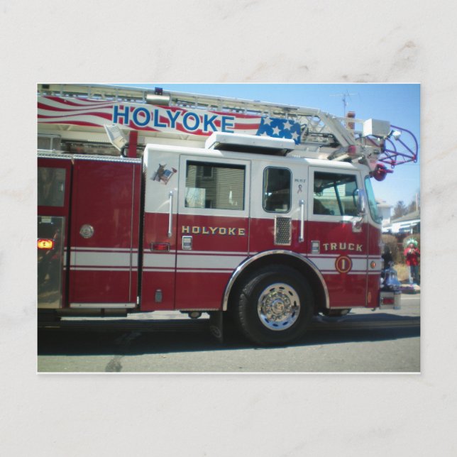 Carte Postale Service des incendies (Devant)