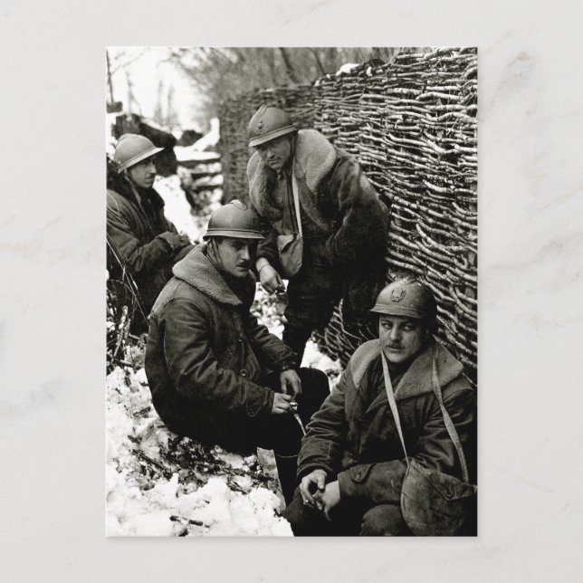 Carte Postale Service mobile américain WWI (Devant)