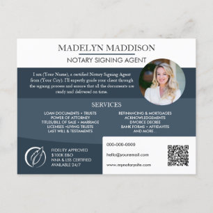 Carte Postale Service Notaire Professionnel Marketing