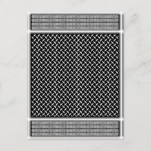 Carte Postale Serviette de cuisine palestinienne Keffiyeh Apron